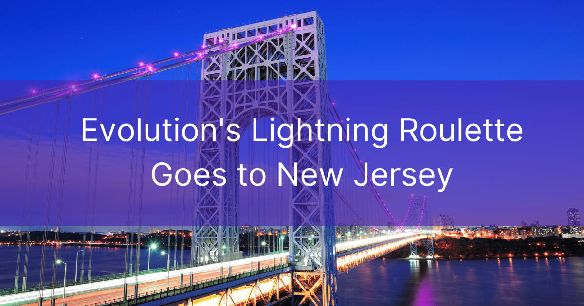 Evolutionov Lightning Roulette ide u New Jersey