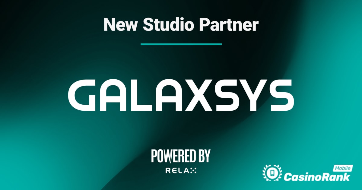 Relax Gaming predstavlja Galaxsys kao svog "Powered-By" partnera