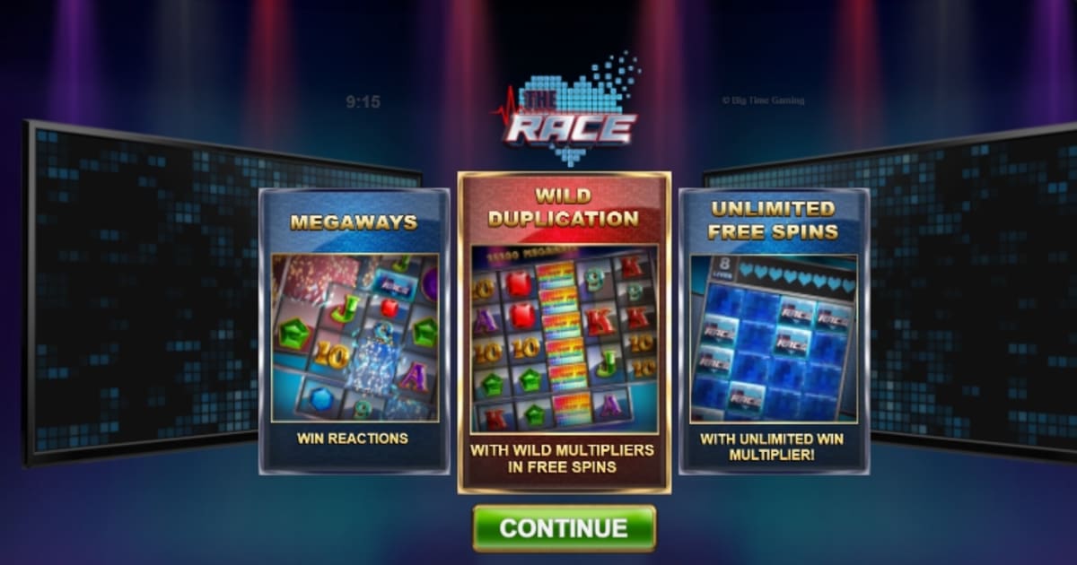 Big Time Gaming objavljuje The Race Megaways slot pun akcije